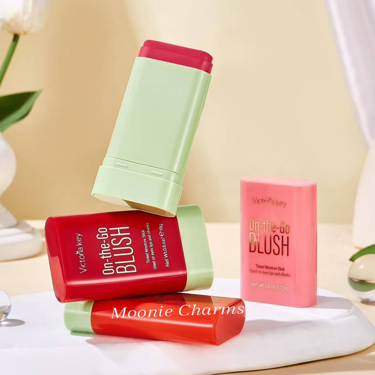 Victoria Key On-the-Go Blush PACK 3 COLOR (الألوان بثلاثة 🌸)